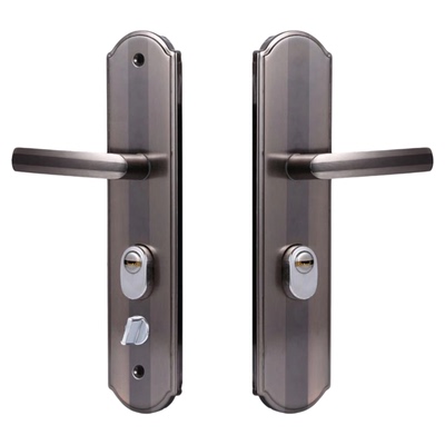 前洋黑金老款通用防盗门把手