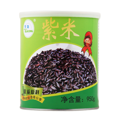 天聪紫米罐头即食烘焙甜品奶茶