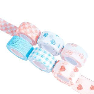 得力学生写字护指绷带自粘防磨老茧手指关节保护套防水易撕弹性护手握笔器固定运动手指胶带可爱学习缠手指套