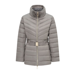 【远红外发热+90%鹅绒】Scofield女装时尚排骨羽绒服2025秋冬新品