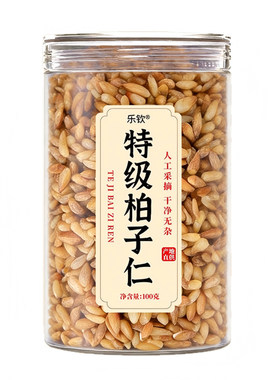 特级柏子仁正品官方旗舰店白子仁睡眠茶功效与作用清香