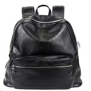 韩版真皮双肩包包男士商务出差牛皮包软皮质休闲旅行李小型后背包