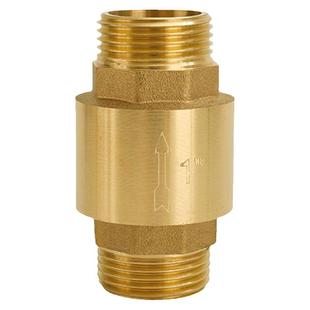 百战水管立式止回阀热水器防反水倒流马桶弹簧单向4分dn20逆止阀