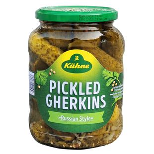 670g德国冠利俄式酸青瓜KUHNE PICKLED GHERKINS RUSSIAN STYLE
