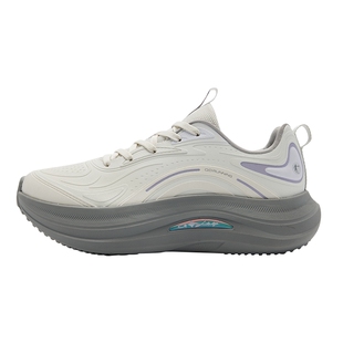 乔丹星悦2.0厚底跑步鞋运动鞋2026春季新款皮面防水商场同款女鞋