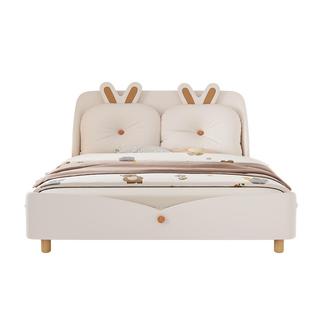 顾家家居儿童床男孩女孩实木床公主床卧室兔子床小户型儿童床6002