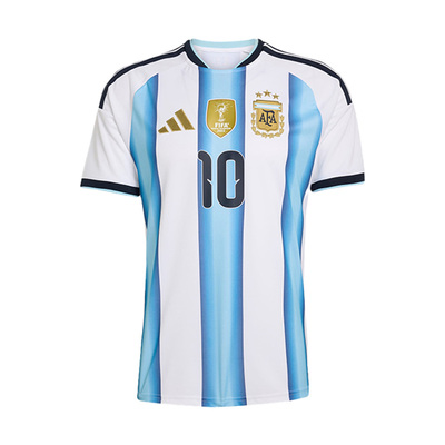 小李子阿迪达斯阿根廷球迷版短袖