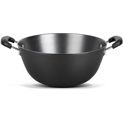 中帅真不锈铸铁炖炒锅加深大炒菜锅无涂层生铁锅燃气灶电磁炉家用