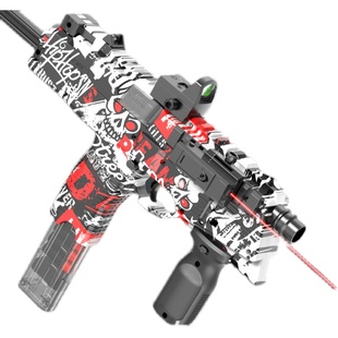 有稻理MP9冲锋枪高速电动自动连发玩具枪红外线软弹枪男孩射击