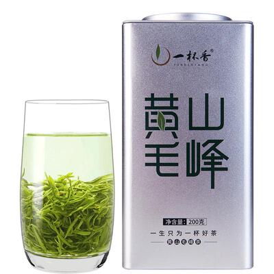 一杯香绿茶黄山毛峰茶叶200g