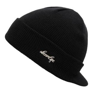 BEAMLIFE23A/W原创自制金属标滑雪帽子男女毛线帽鸭舌针织冷帽潮