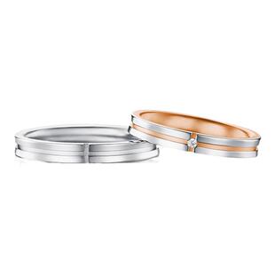 I-PRIMO对戒 SANTIS十字架 结婚戒指 拼色设计定制iprimo艾璞俪梦