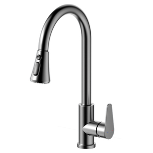 恒洁官方抽拉式厨房龙头专用冷热洗菜盆万向旋转防溅延伸龙头910