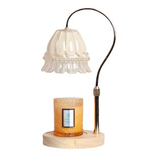 香薰铃兰花融蜡灯升降无火香氛蜡烛卧室助眠床头氛围装饰台灯礼物