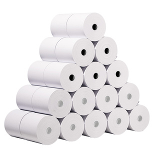 得力热敏收银纸57x50打印纸80x80热敏纸卷纸80x60整箱收银机58mm美团外卖机餐厅超市票据纸后厨房80mm小票纸