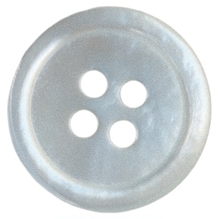 15mm一颗价英国Textile Garden奶油白色MOP珍珠母贝凸边纽扣