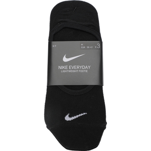 Nike耐克女子W NK PERF LTWT FOOT 3PR休闲袜子SX4863-010