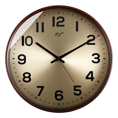 TQJ轻奢简约静音实木挂钟