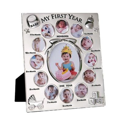 创意金属相框成长记录生日组合