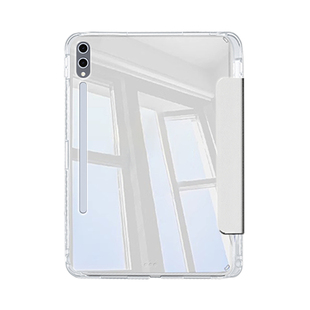 BOORCA适用于三星TabS10+平板保护套3+Y折s11三星s10fe/+十亚克力GalaxyTabS10FE+笔槽防弯三星平板s10+轻薄