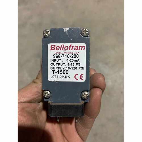 询价下单美国BELLOFRAM百乐福T-1500 电气比例阀BeII