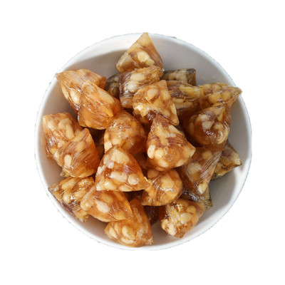 苏州特产无蔗糖松仁粽子糖松子糖