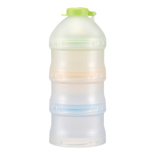 小狮王辛巴奶粉盒三层大容量外出便携储存盒分装盒辅食密封格迷你