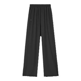 伯希和防晒裤女款宽松跑步运动裤高腰直筒阔腿裤轻薄透气休闲裤子