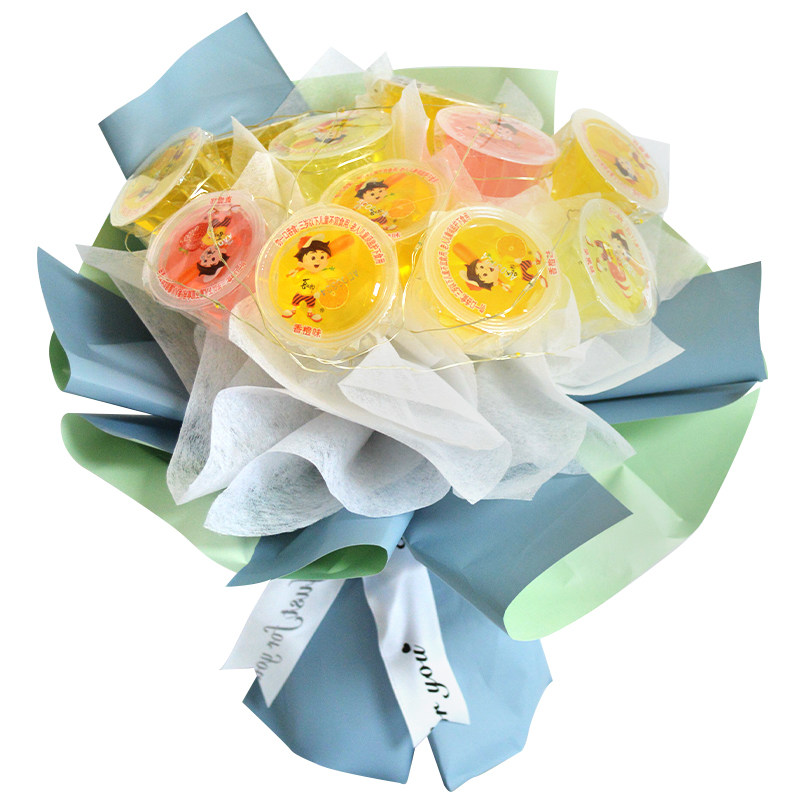网红果冻diy材料包儿童节小花束