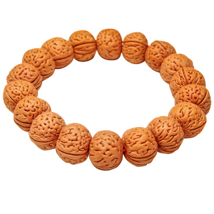 天然野生精品脑纹桃核龙纹桃胡手串矮桩密纹脑纹桃核男女手持