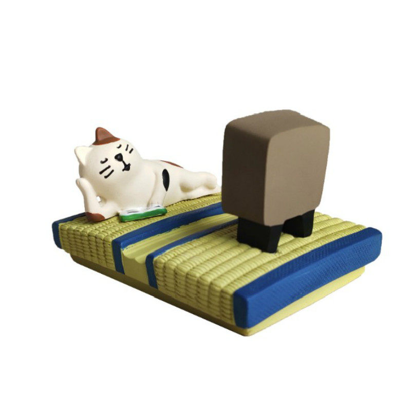 猫咪旅猫手机支架生日礼物毕业送闺蜜女友懒人手机架摆件