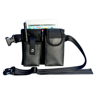 ktv酒吧4s店夜场网咖服务员工具皮腰包保安防水对讲机手机收纳包