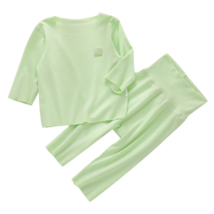 婴儿衣服新生幼儿a类睡衣夏天春夏薄款66码73六月龄4宝宝分体套装