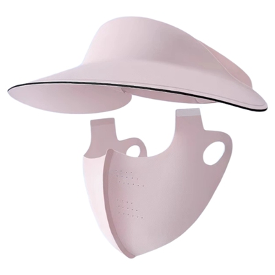 全脸防晒面罩空顶帽冰丝脸基尼