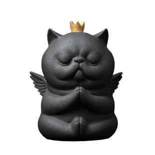 【候鸟陶】喵小鲲潮玩周边手办陶瓷摆件生日情人节结婚生日礼物