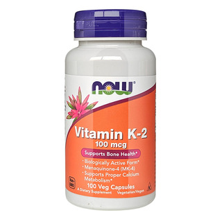 美国Now Foods诺奥维生素K2胶囊 MK4成人100mcg100粒骨质