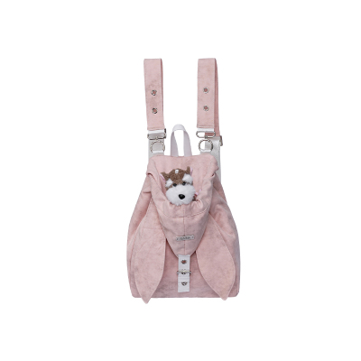 Rebirth野生设定兔子双肩包女2026夏上课高级感可爱斜挎双肩包