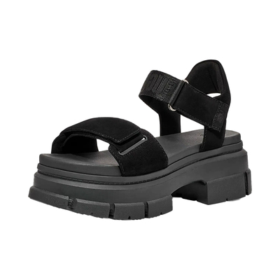 UGG女士魔术贴厚底凉鞋