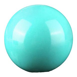 湖北原矿绿松石单珠散珠圆珠子单颗高瓷蓝无铁线手串配饰隔珠配件