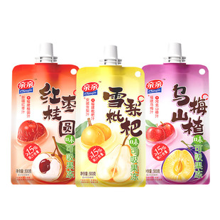 亲亲300g可吸果冻乌梅山楂雪梨枇杷红枣桂圆大分量网红小零食