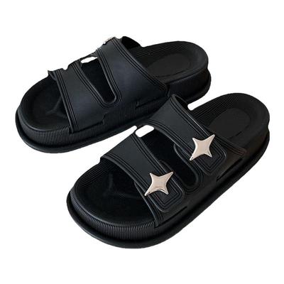 细细条时尚百搭休闲双带拖鞋