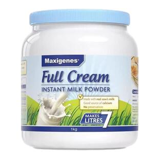 Maxigenes美可卓蓝胖子全脂奶粉澳洲高钙羊奶粉成人儿童奶片孕妇