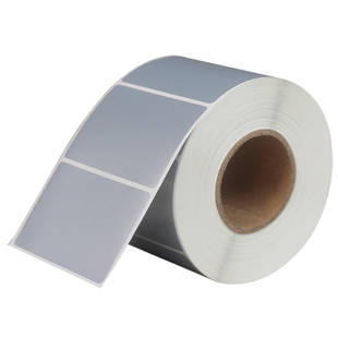 哑银条码纸亚银PET防水不干胶标签贴纸哑银不干胶亚银标签纸定制