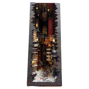 iQ MAX哈利波特书立对角巷书立书档立体拼装模型建筑创意摆件礼物