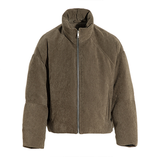 海上公路90白鸭绒雪尼尔面包羽绒服男士25年冬季厚款阔版休闲外套