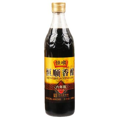 恒顺香醋六年陈镇江特产酿造食醋