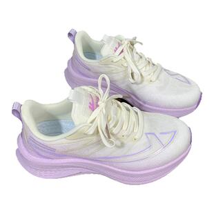 回力香芋紫运动鞋女款网面透气女鞋软底轻便减震跑步学生体训鞋子