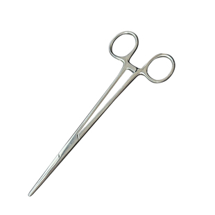 不锈钢止血钳弹弓皮筋绑筋助手扁圆皮筋助手拔罐钓鱼钳宠物拔毛钳