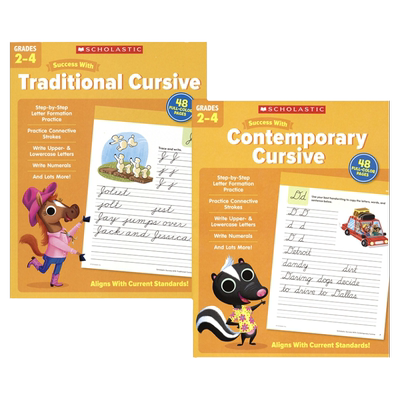 学乐成功系列英文草写体