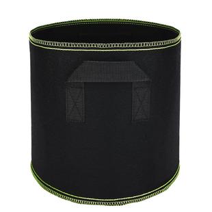 种美植袋加厚绿边黑色五线无纺布种树控根器育苗花盆特大毛毡种花